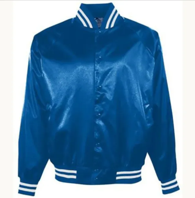 Satin Baseball Jacket