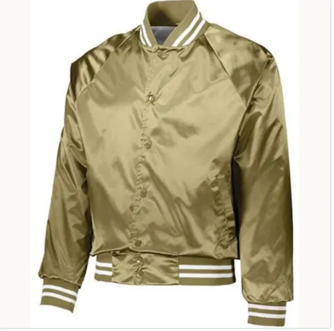 Satin Baseball Jacket
