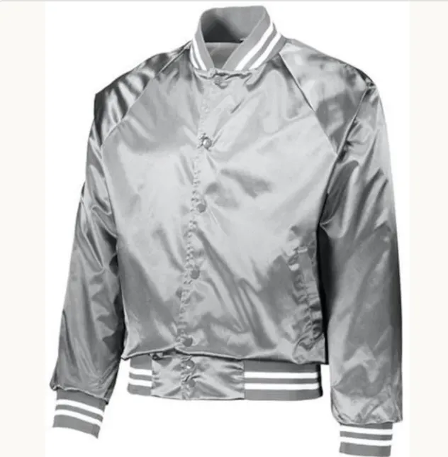 Satin Baseball Jacket
