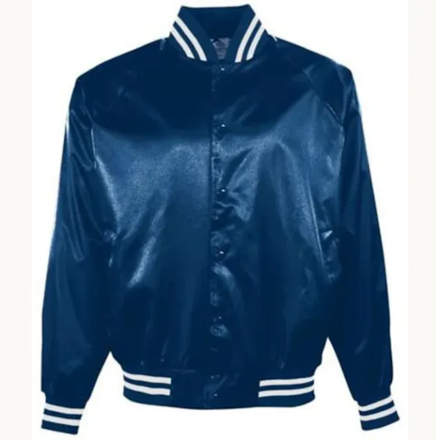 Satin Baseball Jacket