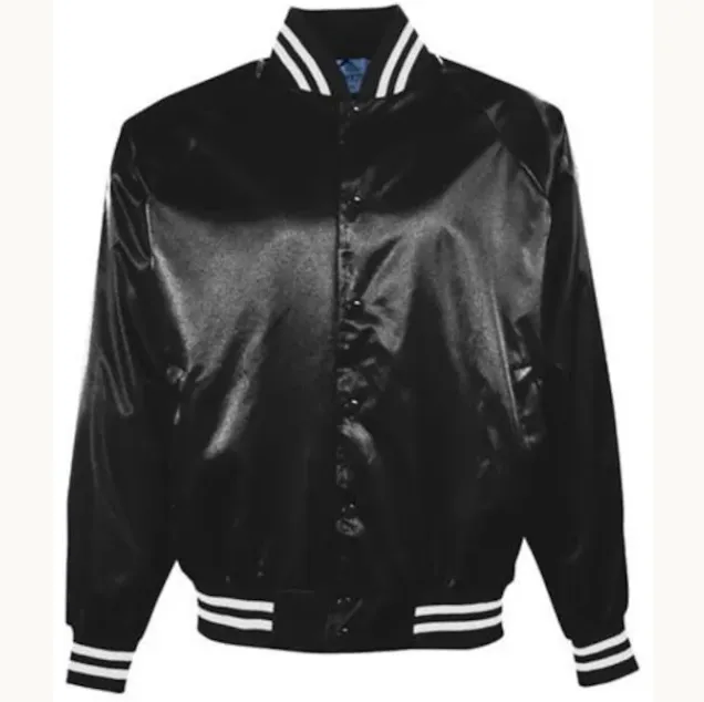 Satin Baseball Jacket