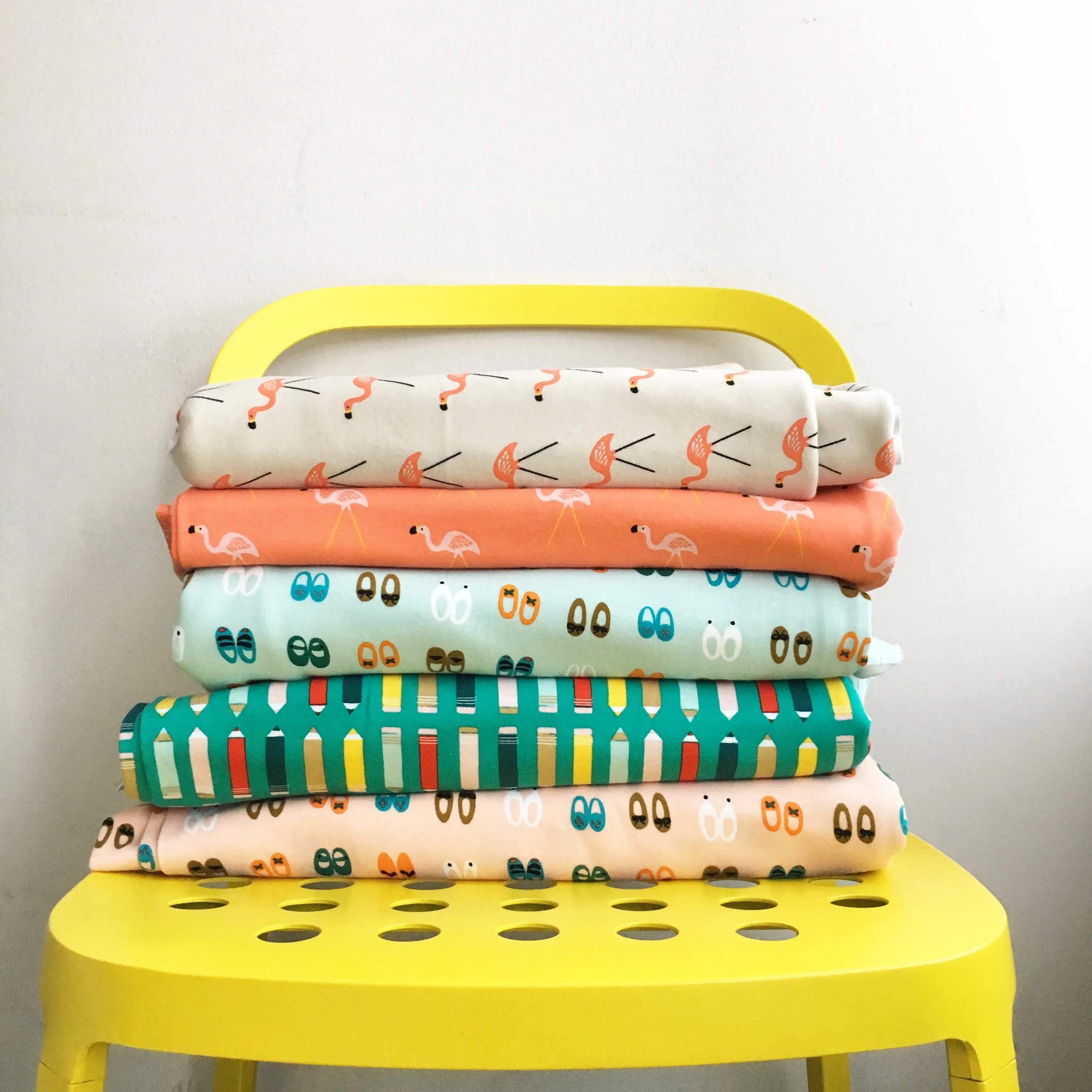 Sidewalk Organic Cotton Interlock Knit - sold by the 1/2 yard