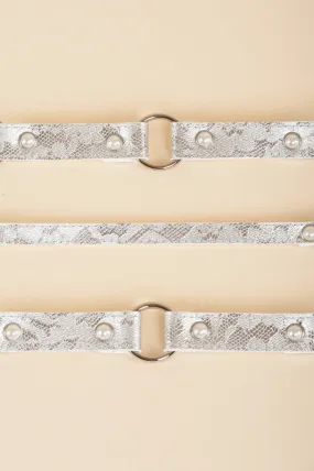 Silver Lace Handcuffs