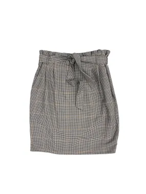 Skirt Midi By H&m In Plaid Pattern, Size: 10