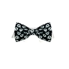 Skully Bow Tie Shirt Collar