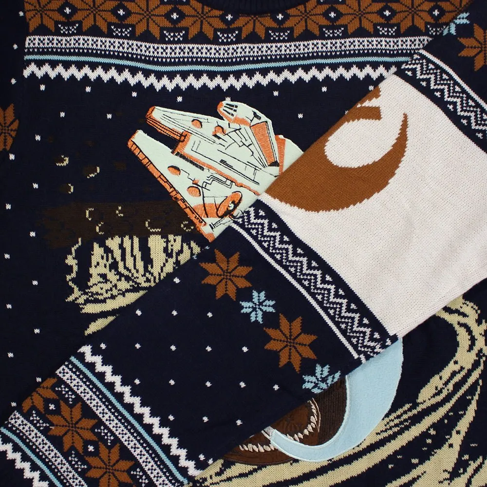 Star Wars Millennium Falcon Escape Knitted Christmas Jumper / Sweater