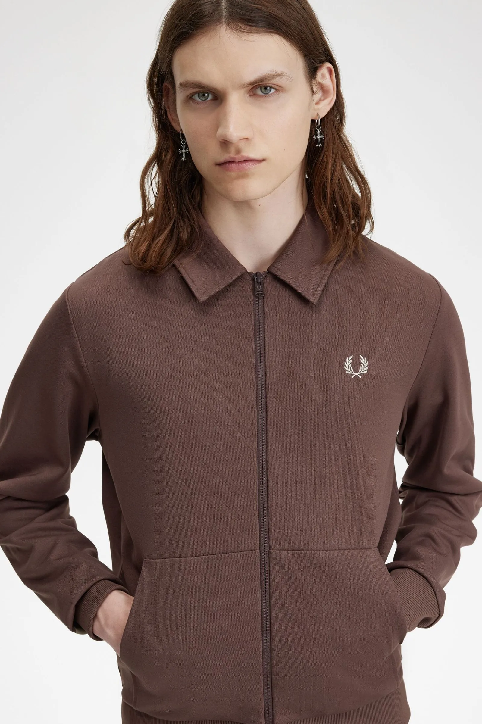 TAPE DETAIL COLLARED TRACK JKT