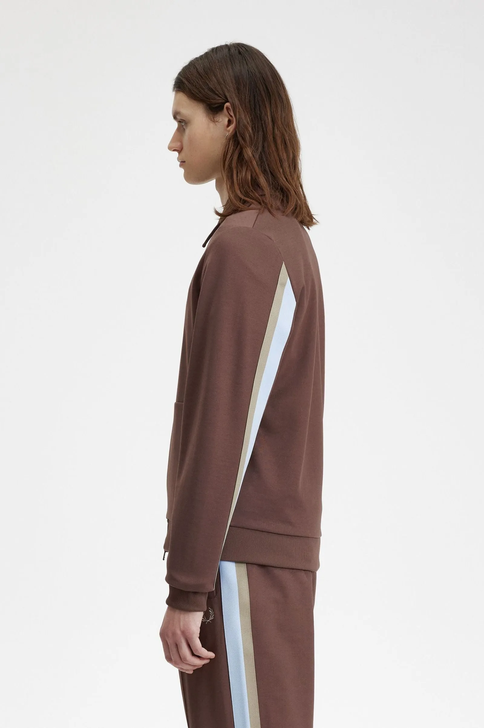 TAPE DETAIL COLLARED TRACK JKT