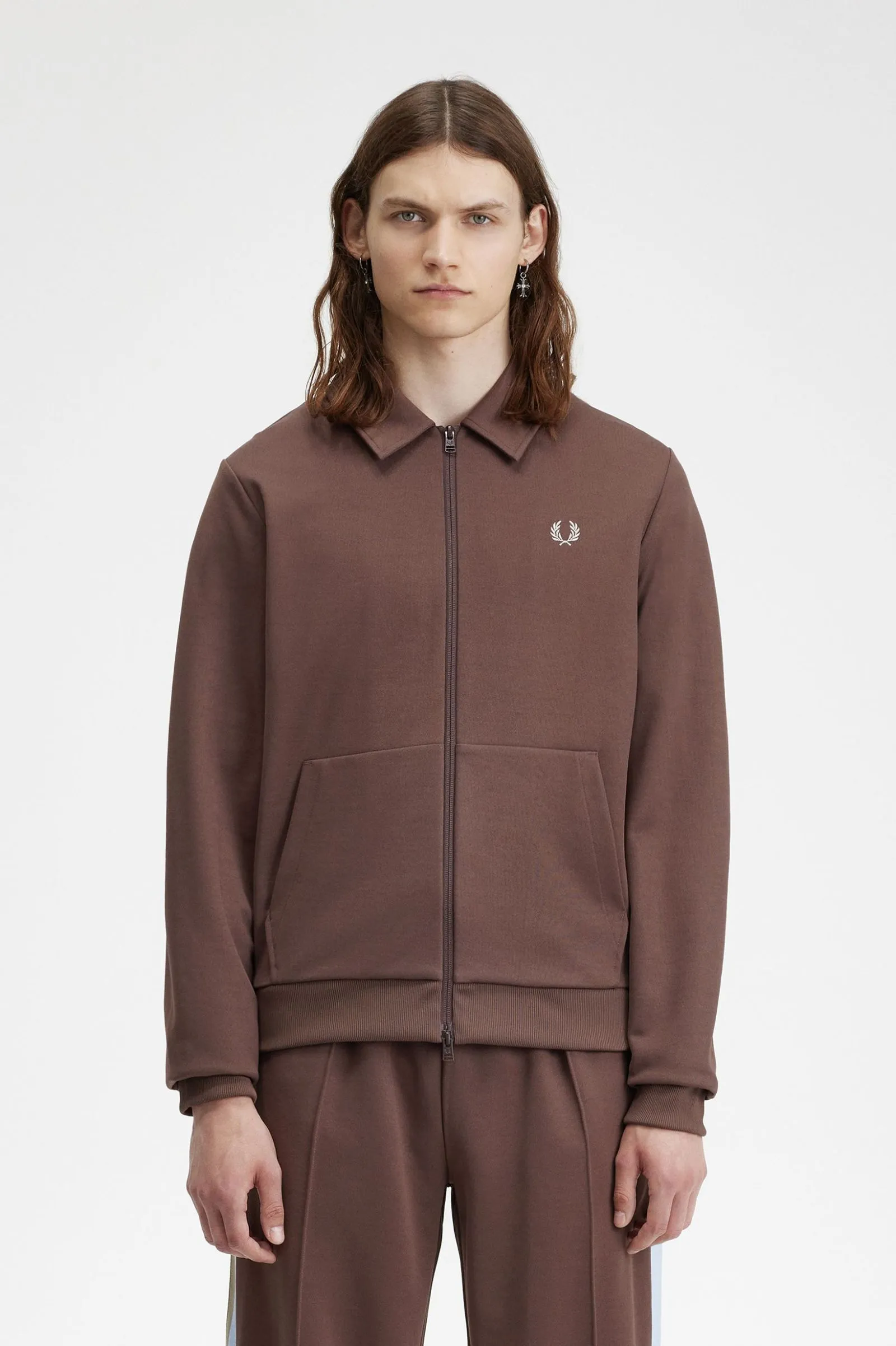 TAPE DETAIL COLLARED TRACK JKT