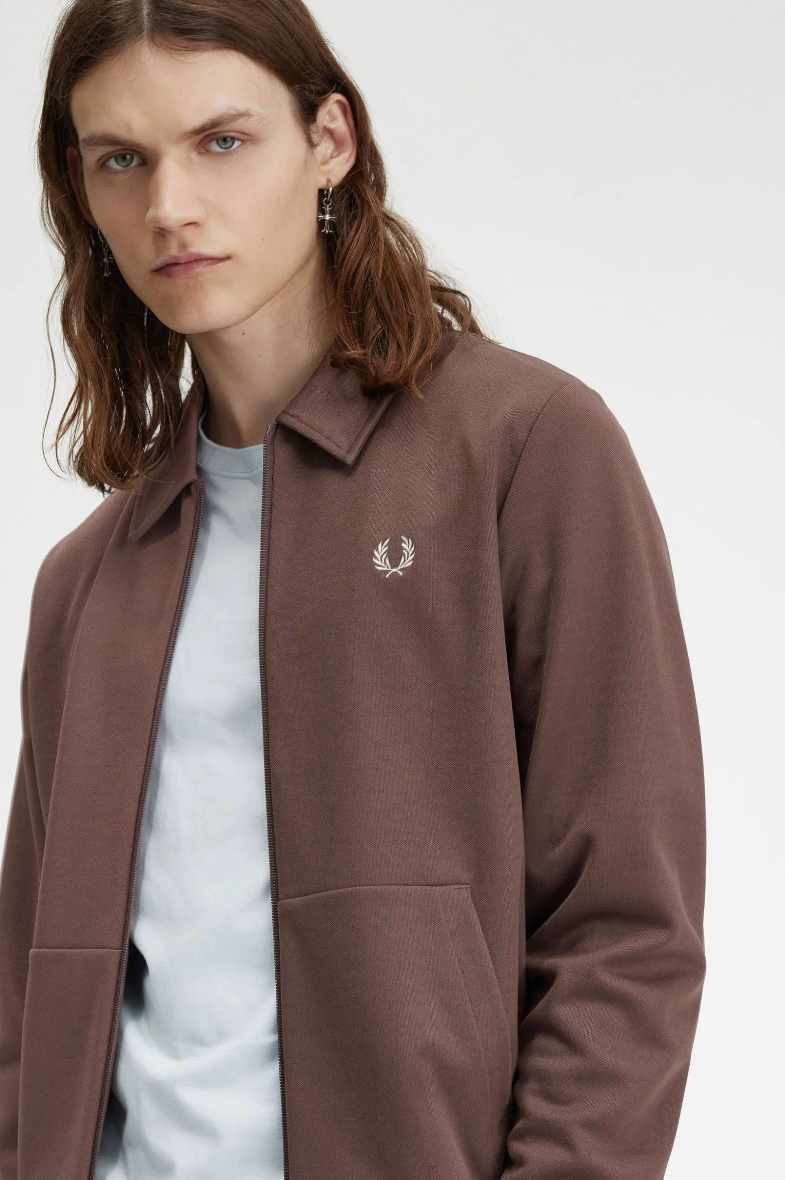 TAPE DETAIL COLLARED TRACK JKT