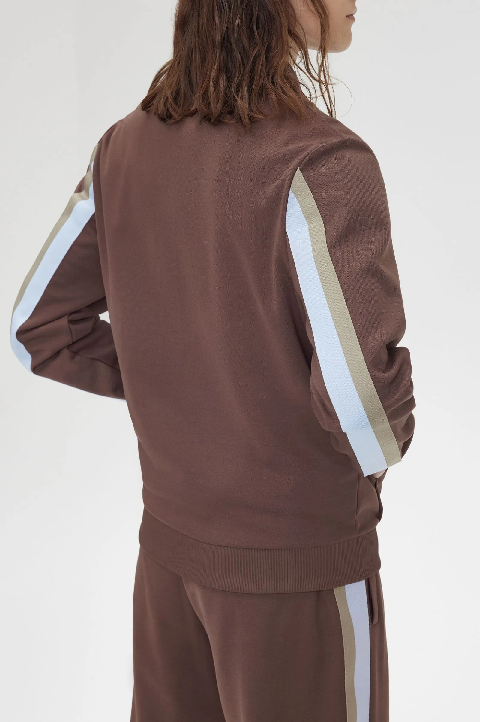 TAPE DETAIL COLLARED TRACK JKT