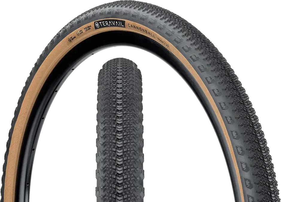 Teravail Cannonball 700 Tan Tubeless Ready Gravel Tyre
