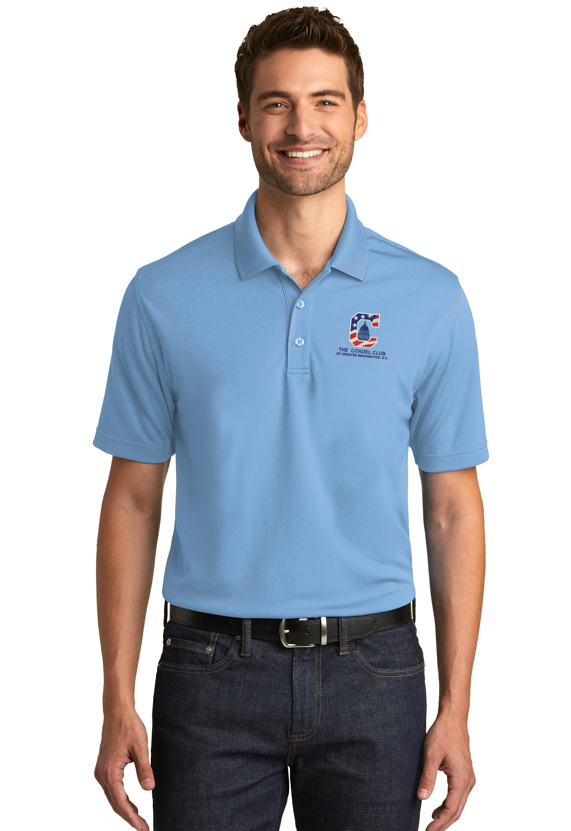 The Citadel, Alumni Club, Greater Washington, D.C., UV Micro-Mesh Polo