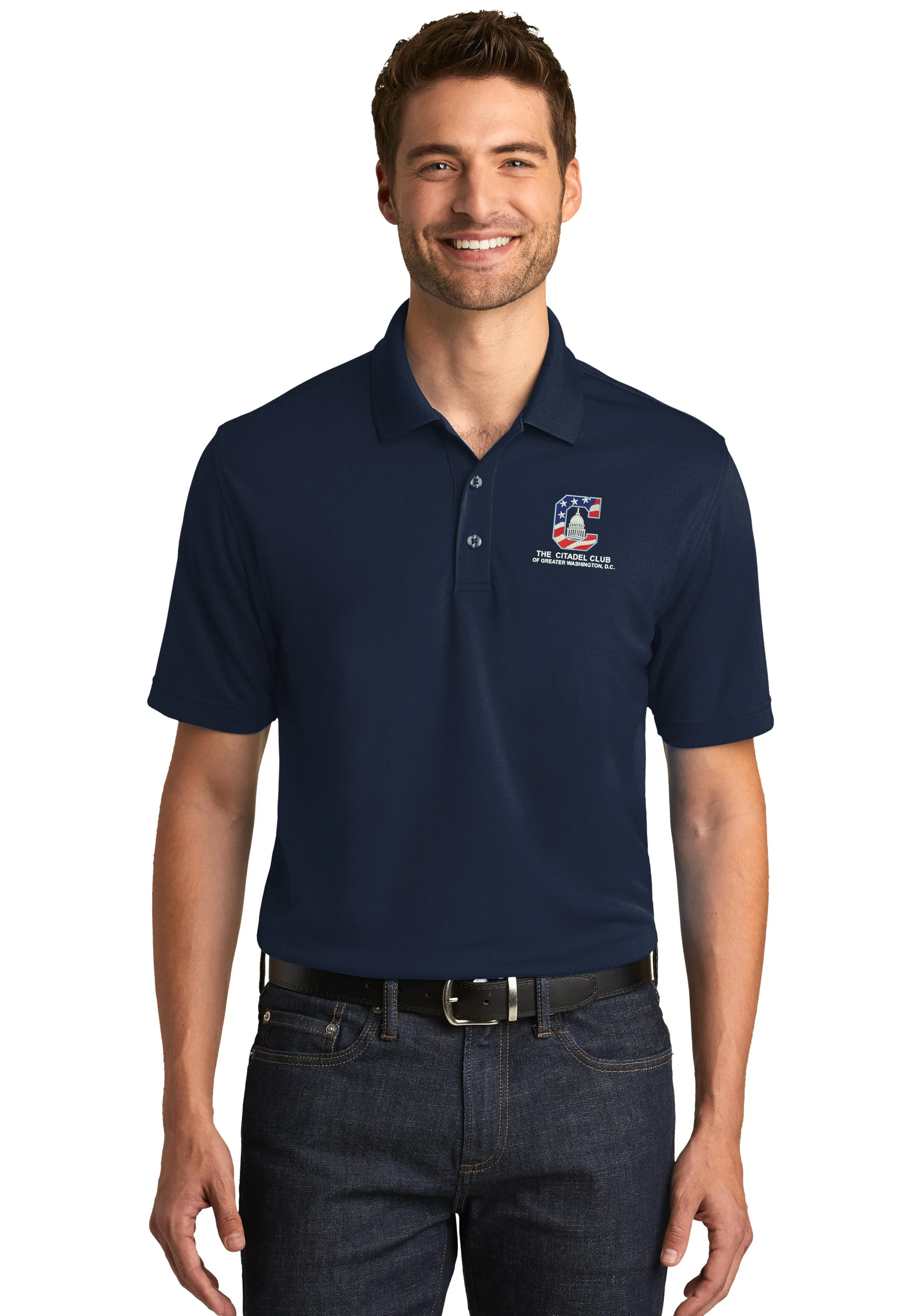 The Citadel, Alumni Club, Greater Washington, D.C., UV Micro-Mesh Polo