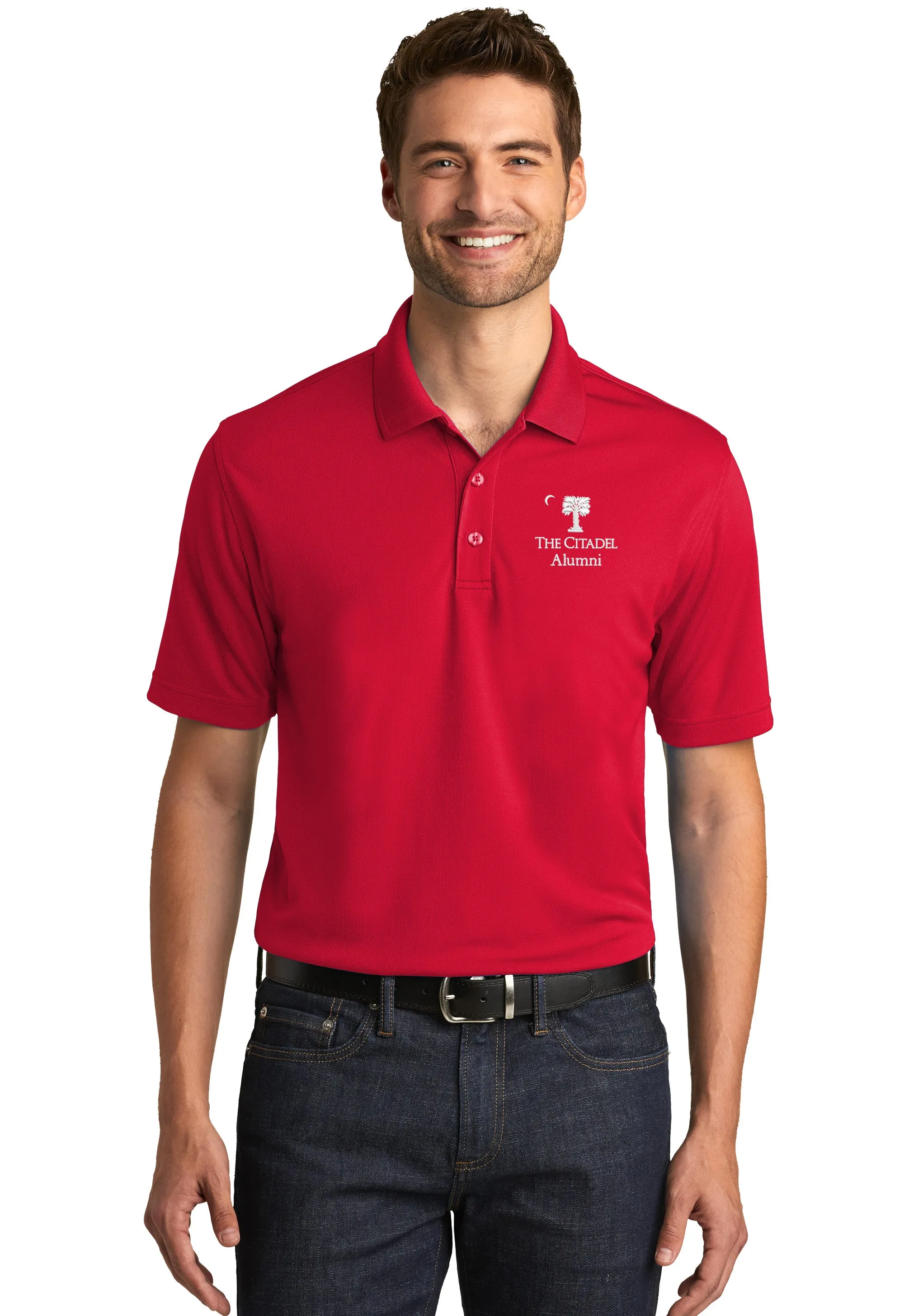 The Citadel, Big Red Alumni UV Micro-Mesh Polo
