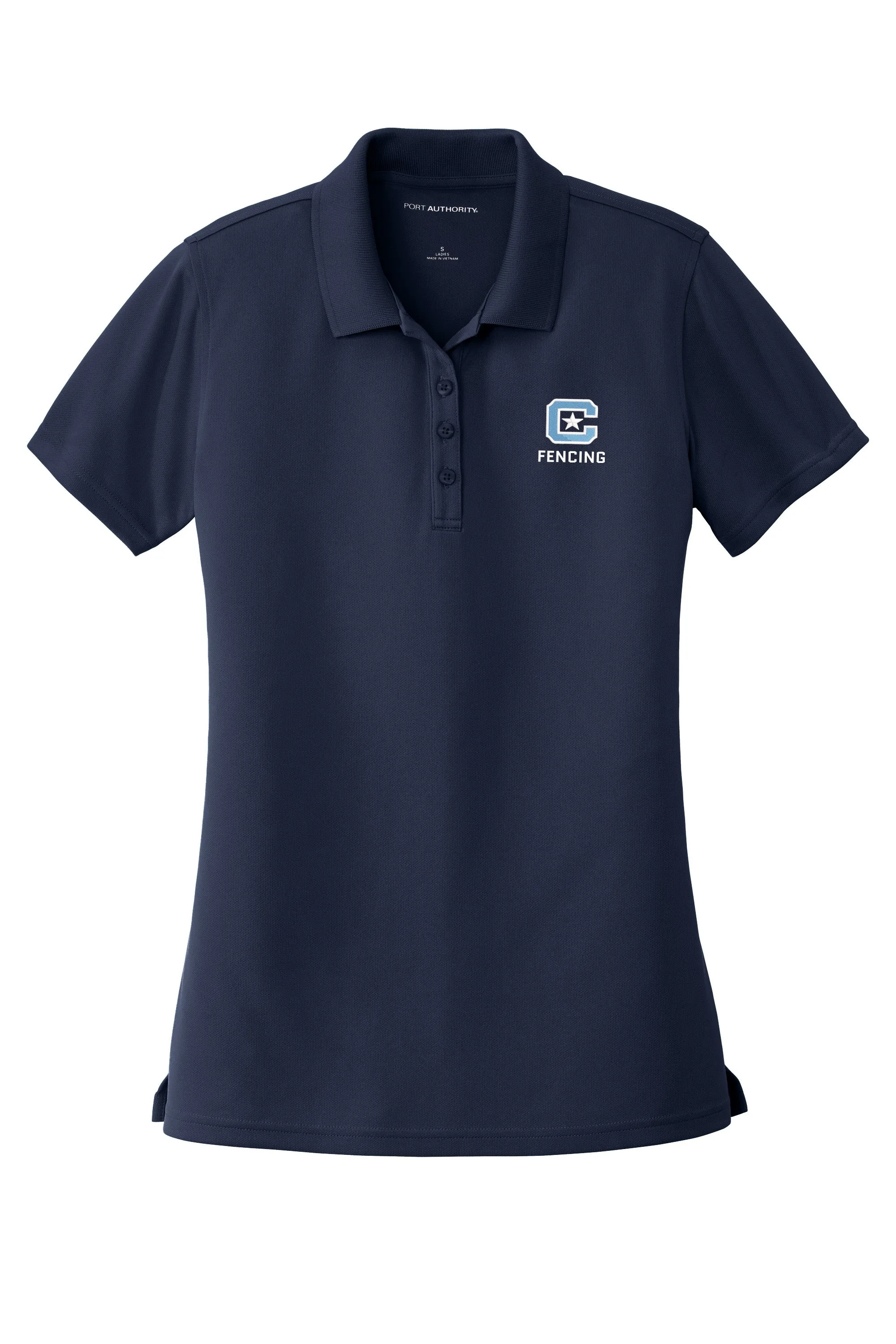 The Citadel C, Club Sport-Fencing, Ladies UV Micro-Mesh Polo