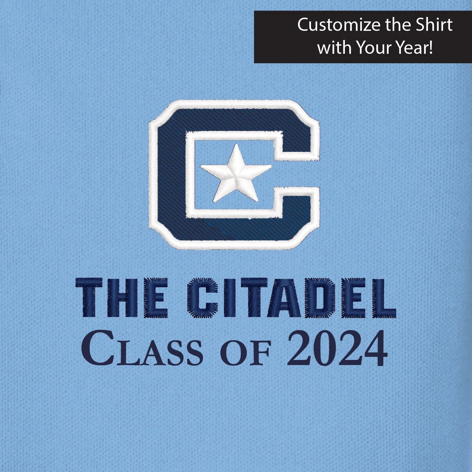The Citadel, C Star, Customizable (Your Year), UV Micro-Mesh Polo Shirt