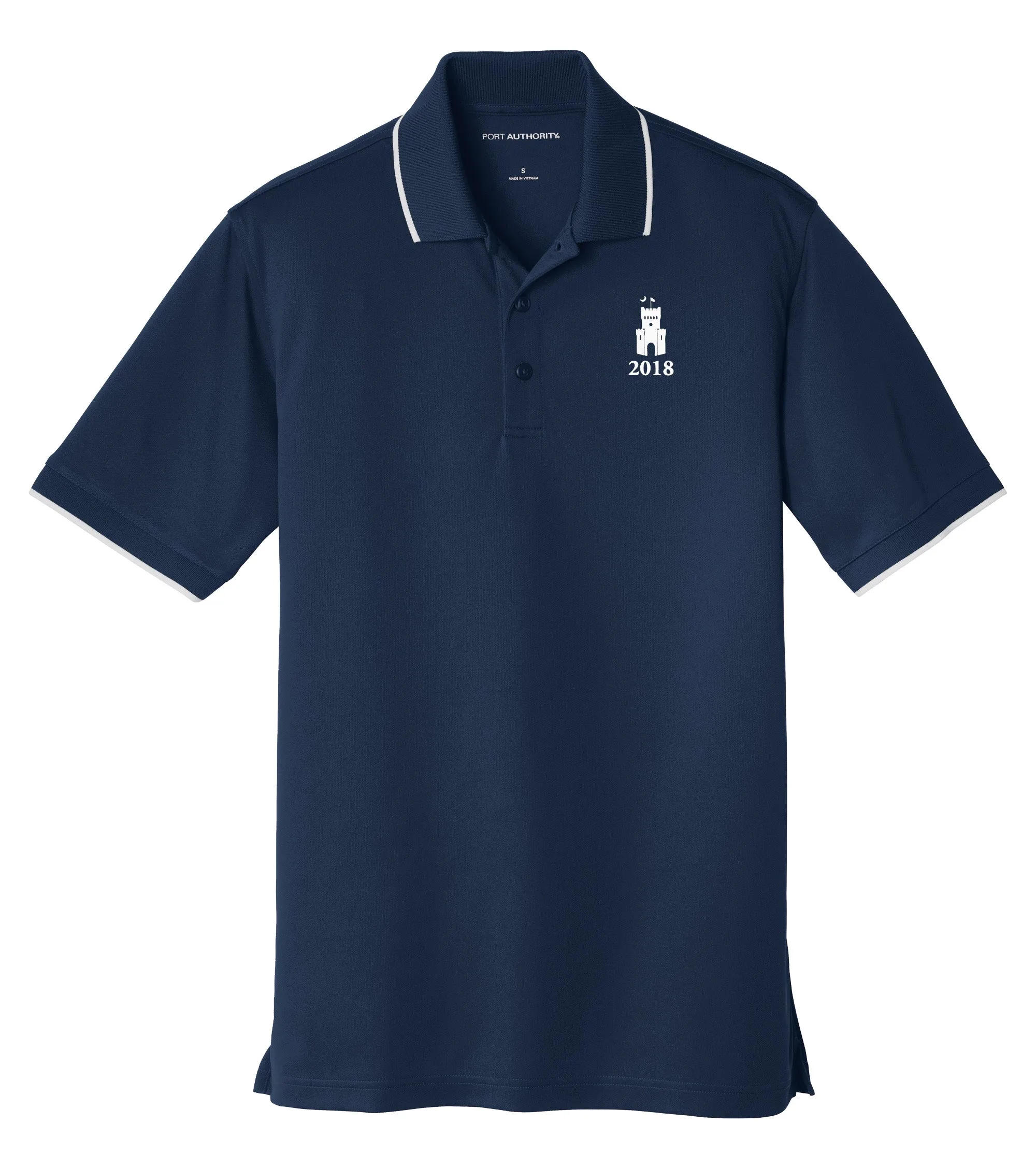 The Citadel, Class Of 2018, Barracks, UV Micro-Mesh Tipped Polo