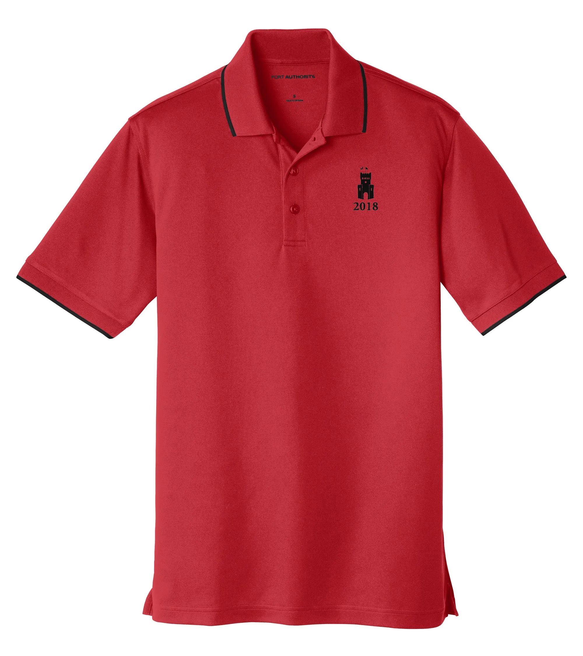 The Citadel, Class Of 2018, Barracks, UV Micro-Mesh Tipped Polo