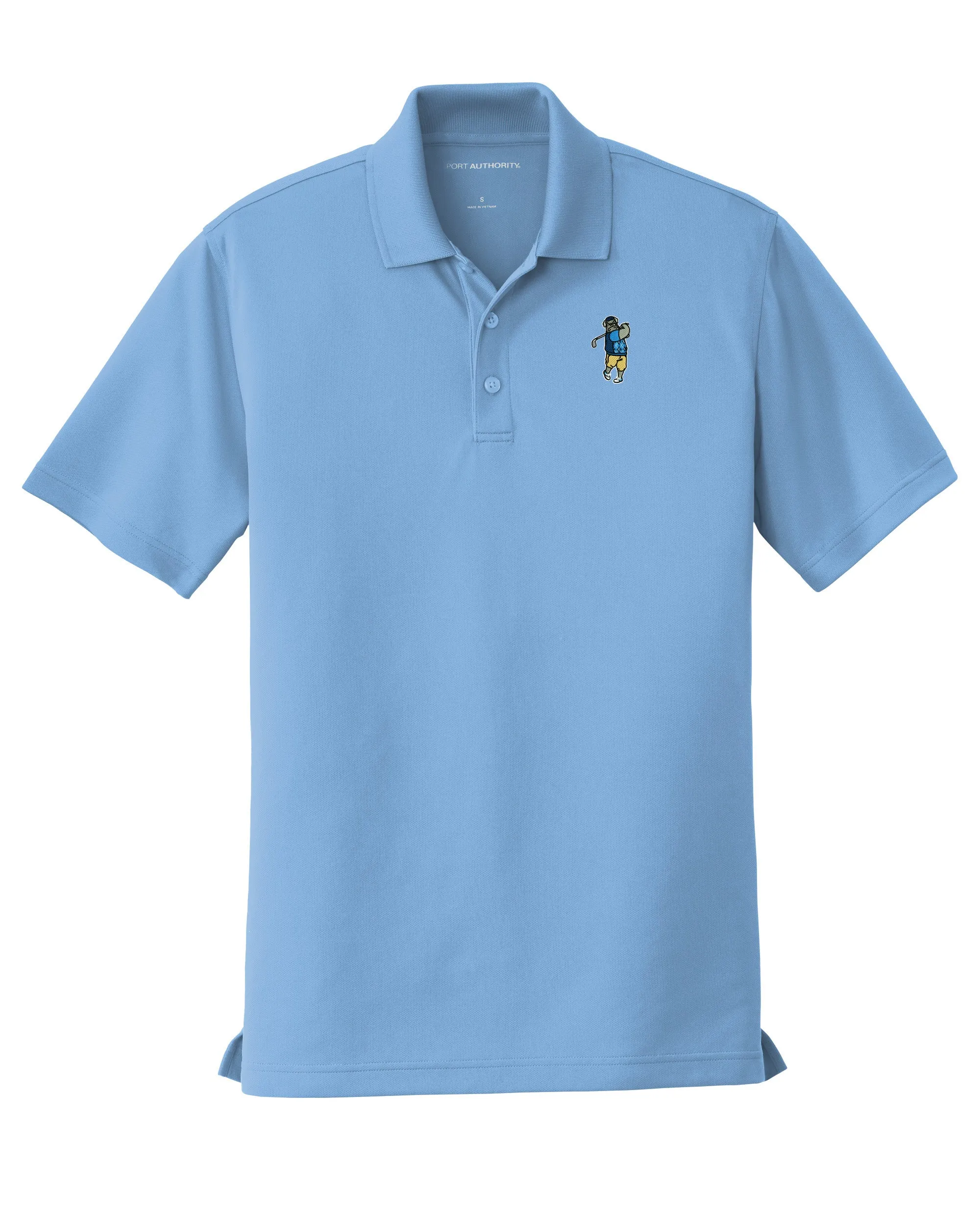 The Citadel, Spike the Golfer, Club Sport Golf,  UV Micro-Mesh Polo