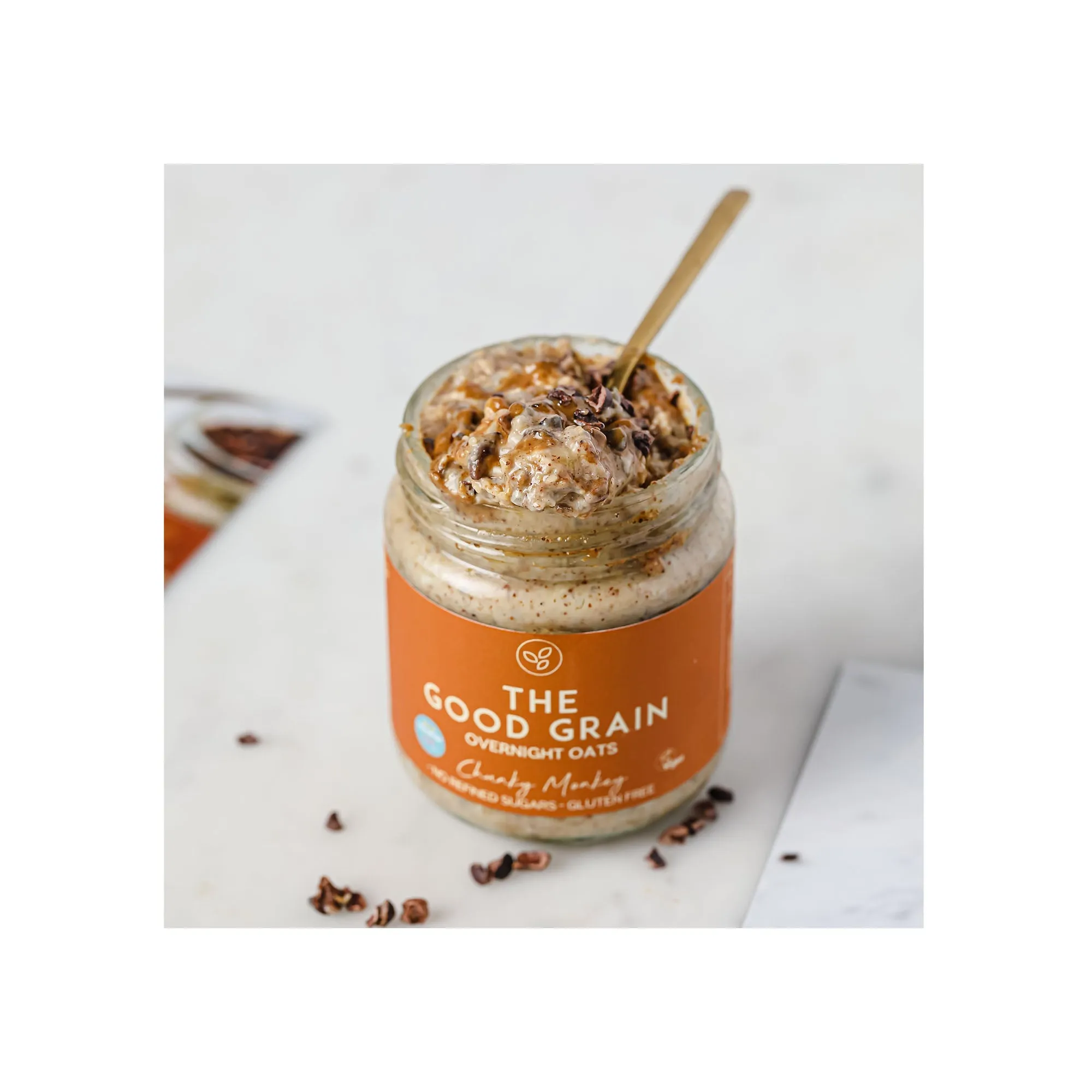 The Good Grain Chunky Monkey Overnight Oats
