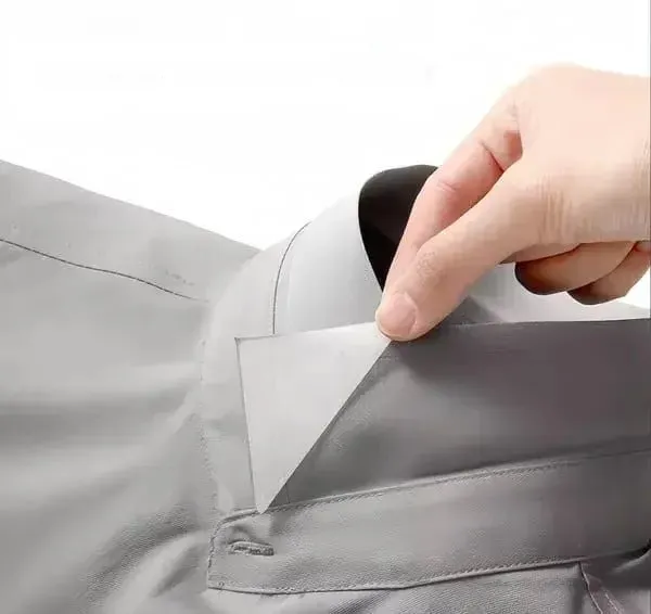 Thick PVC Triangle Shirt Collar Shaper – Anti-Warp, No-Curl Collar Extenders for a Perfectly Crisp Look
