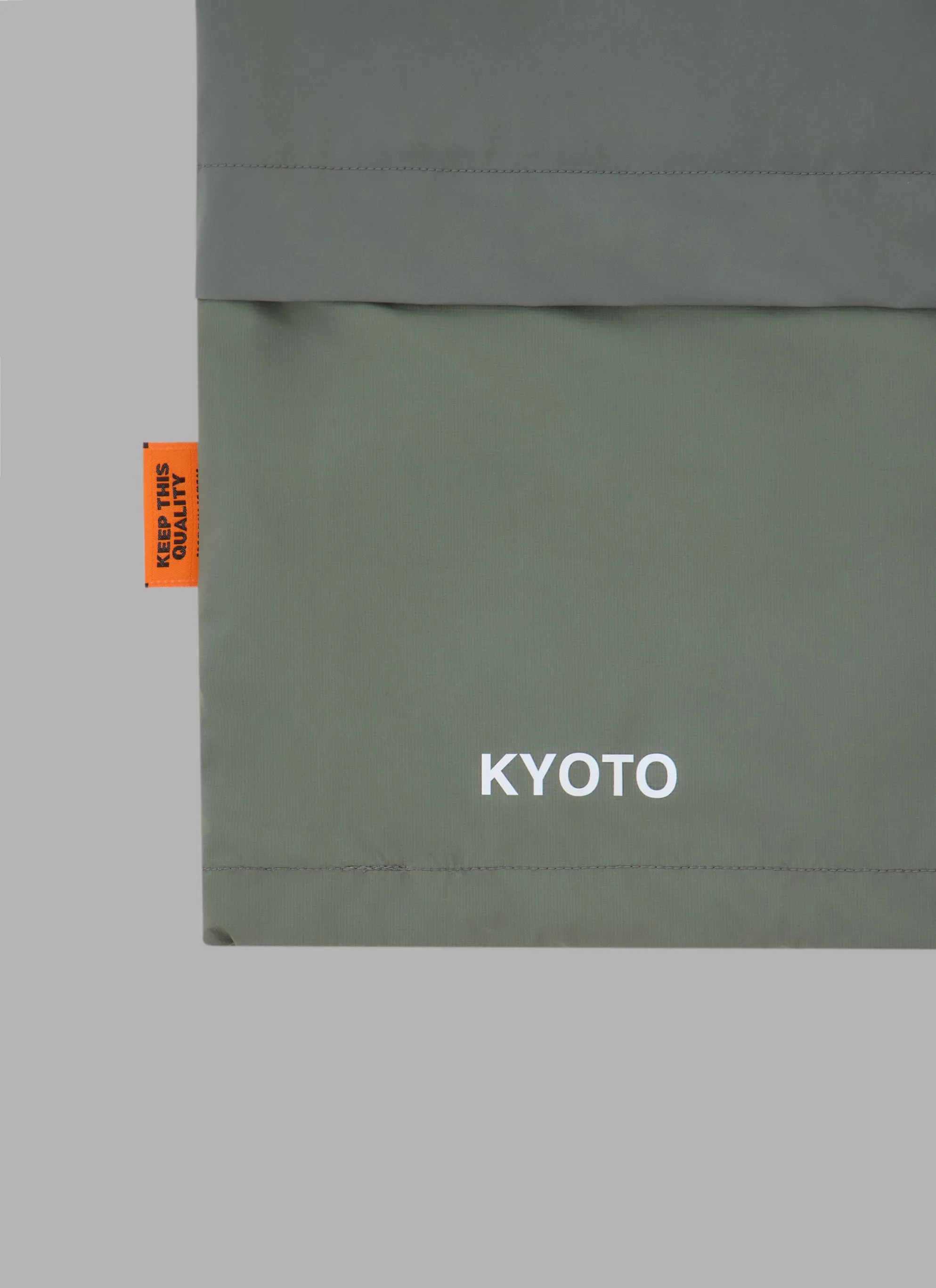THREE LAYER TRACK JACKET-GREY GREEN