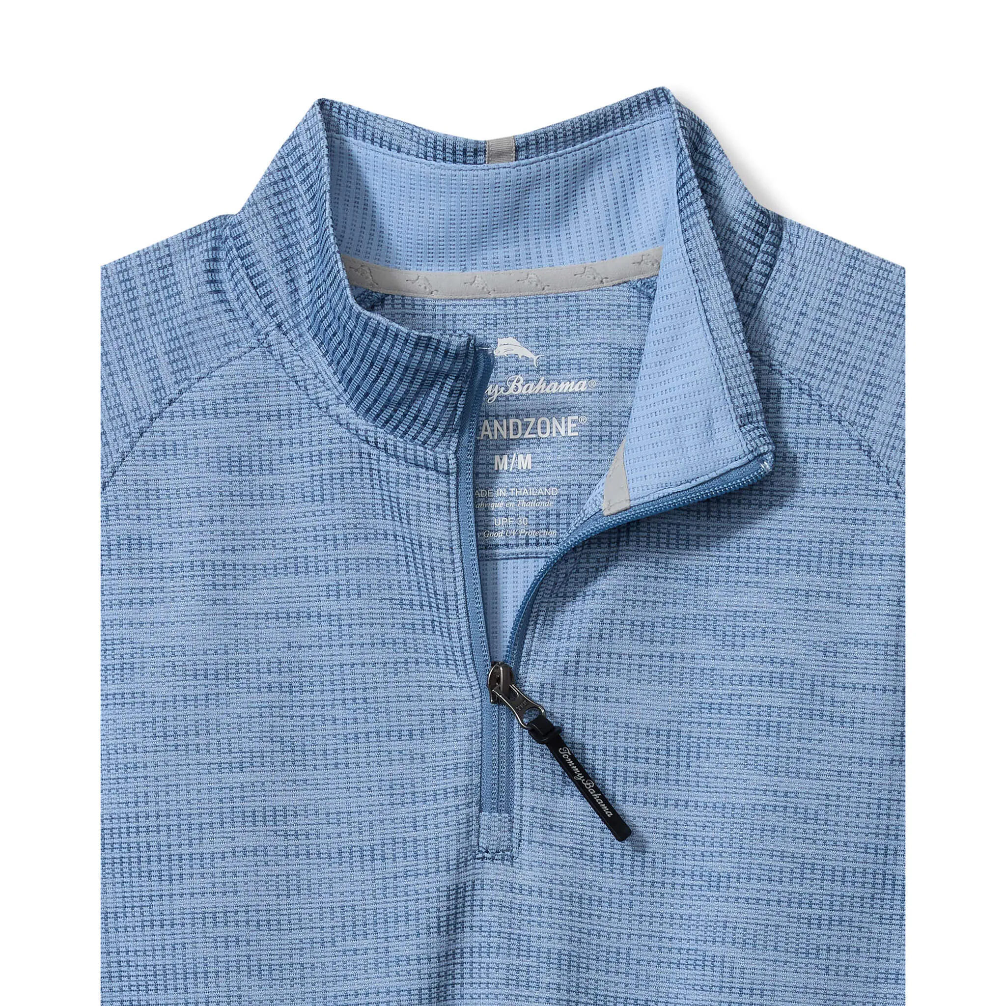 Tommy Bahama Men's IslandZone Palm Pro Half Zip Pullover Sweater - Oslo