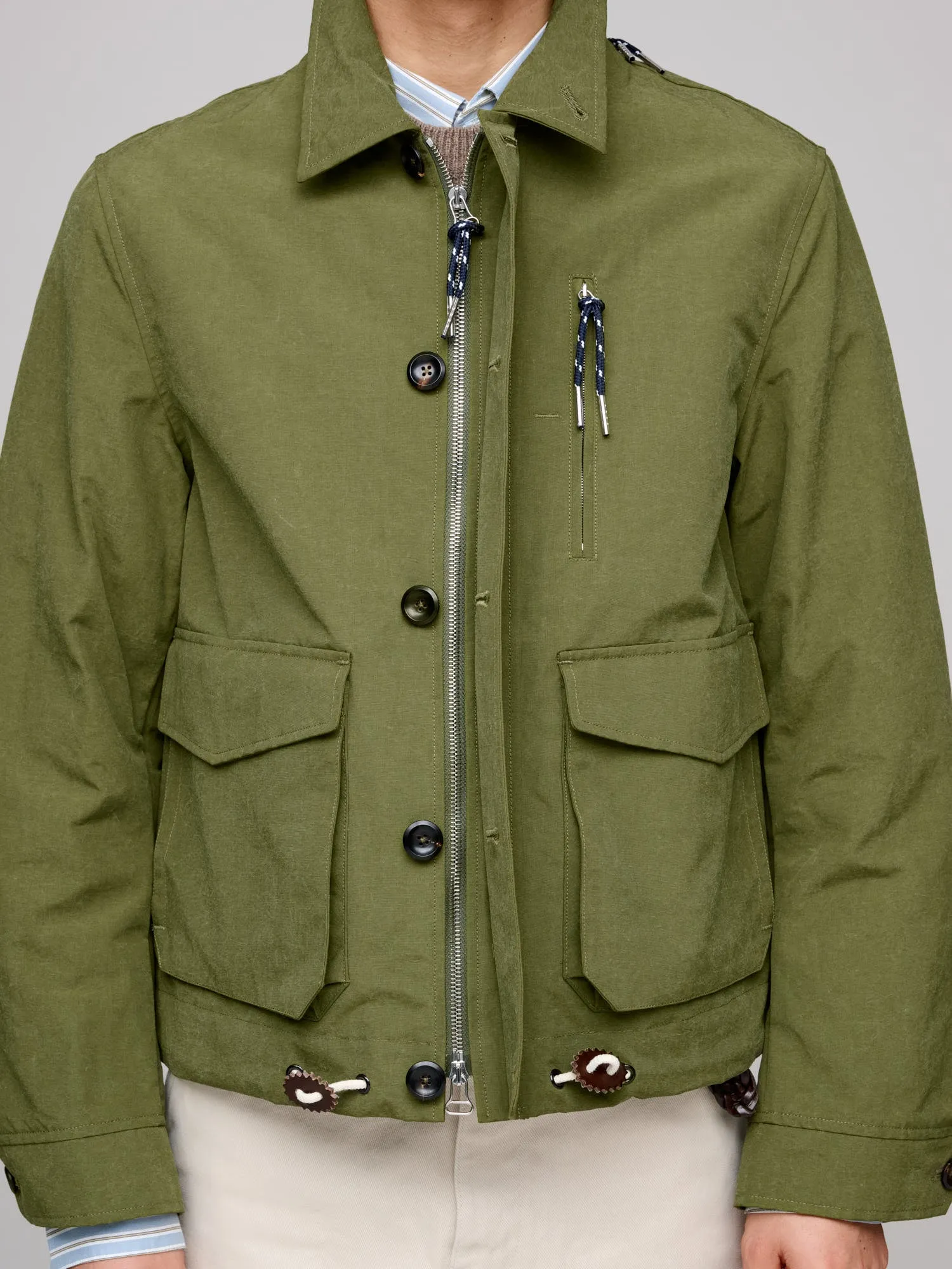 Track Jacket, Olive
