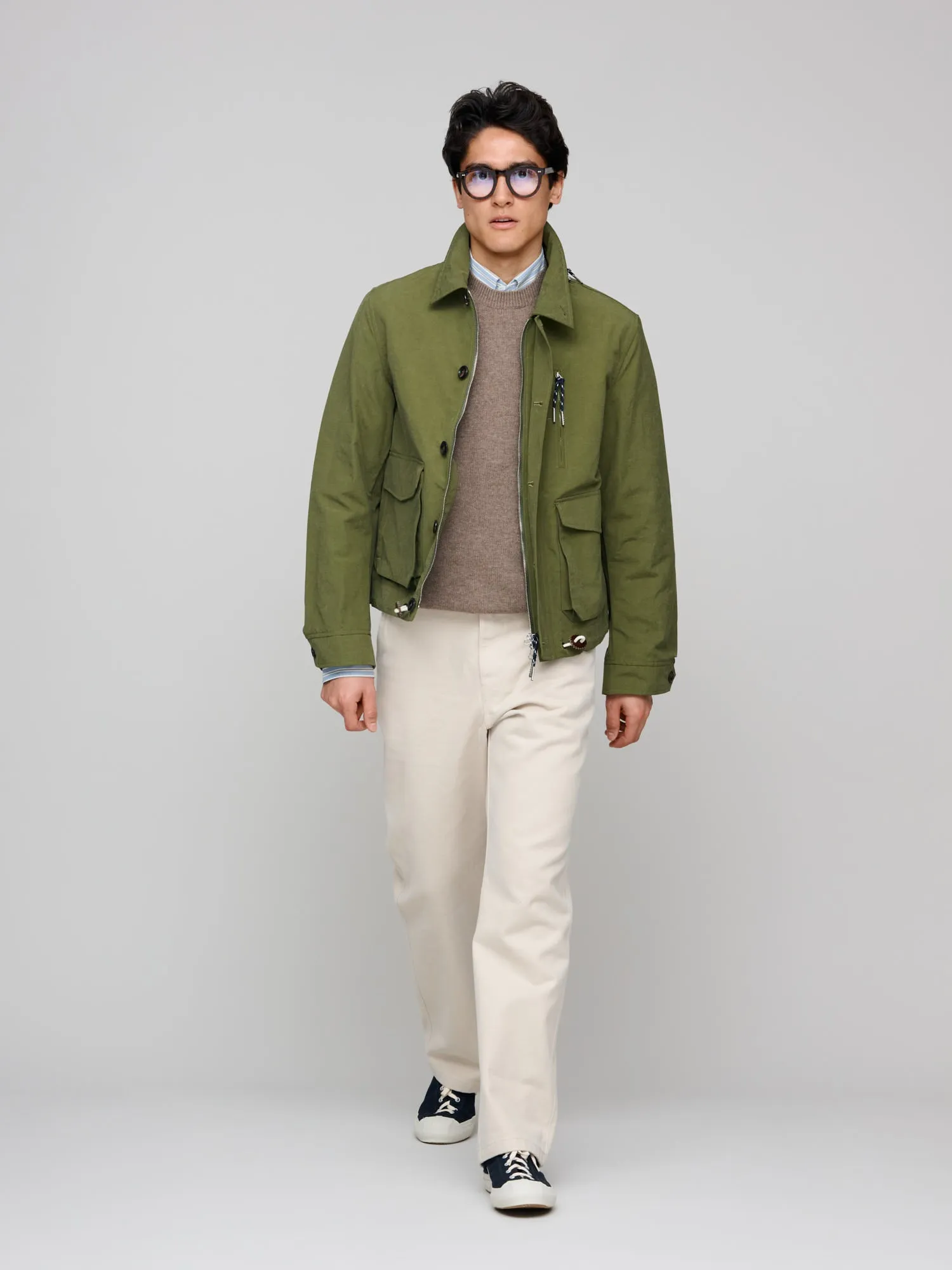 Track Jacket, Olive