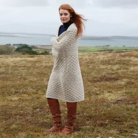 Traditional Honeycomb Knit Irish Wool Blanket