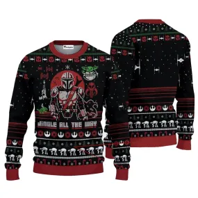 Ugly Christmas Sweater JulesRoche All-Over-Print Fun Pullover