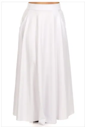 Vegan Leather Maxi Skirt