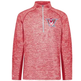 Velo BB - Electrify Coolcore 1.2 Zip Pullover with V Logo - Red
