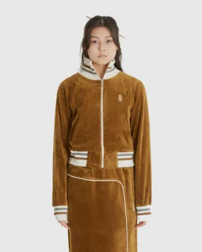 Velour Track Jacket