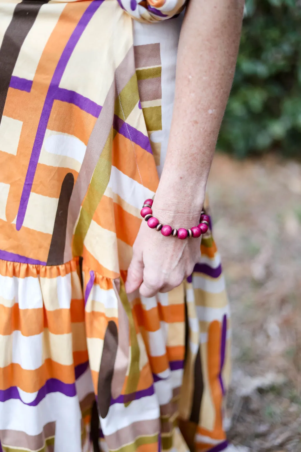 Vicki Plum Bracelet