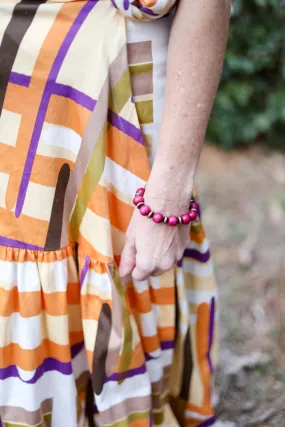 Vicki Plum Bracelet