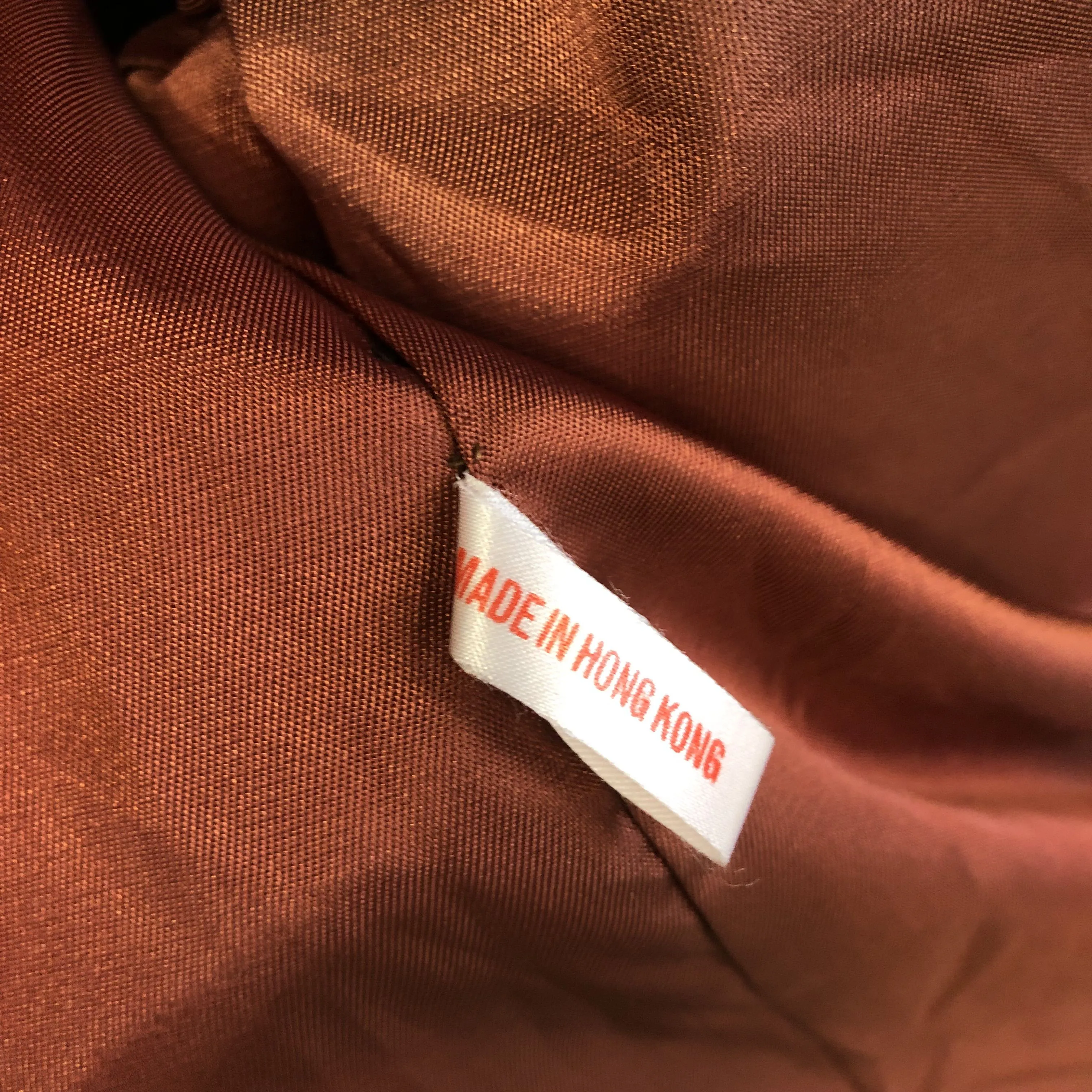 Vintage 1960s Women's Elegant Chocolate Brown Mink Fur Coat w/ Red Satin Lining