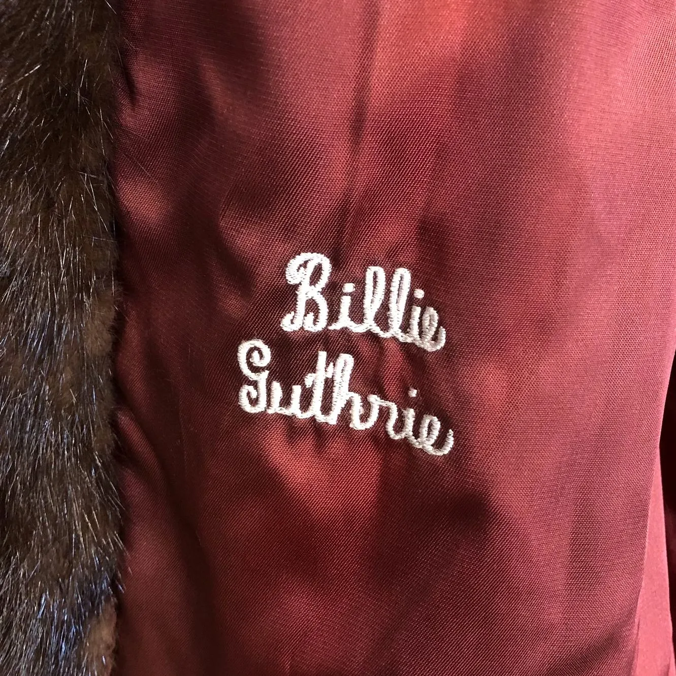 Vintage 1960s Women's Elegant Chocolate Brown Mink Fur Coat w/ Red Satin Lining