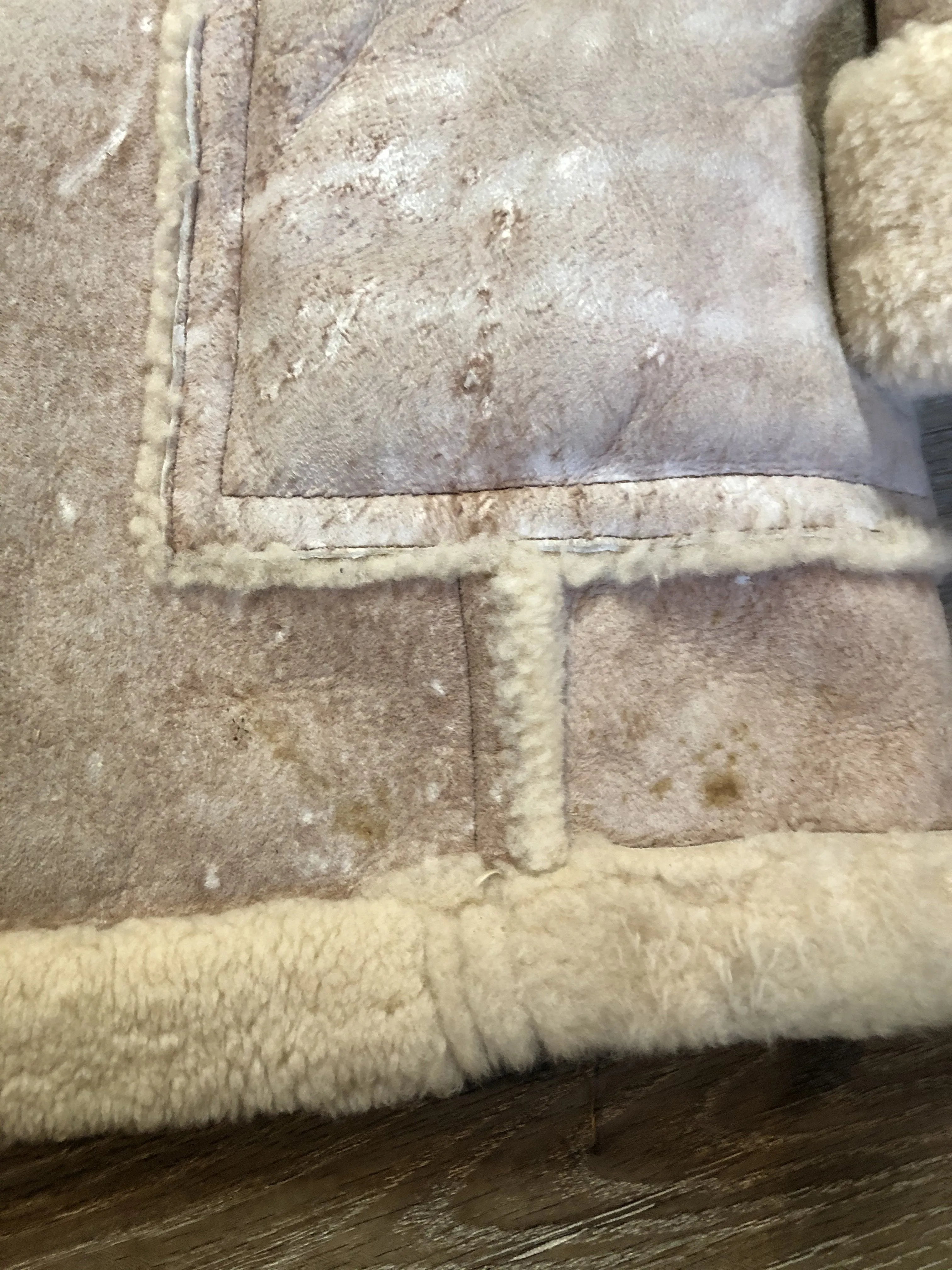 Vintage Dave Epstein Beige Shearling Coat, Made in Canada, SOLD