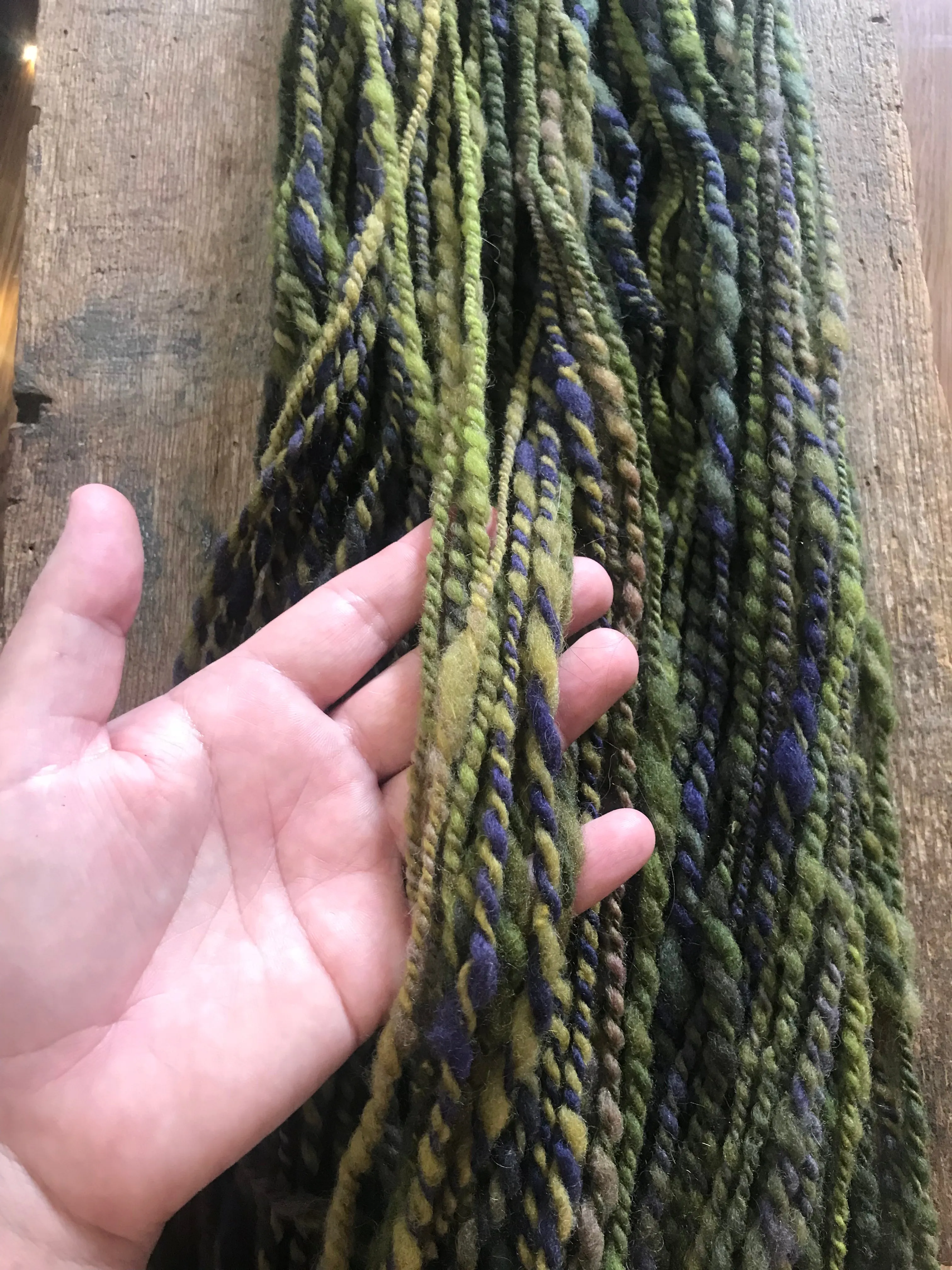 Widdershins 60 yards bulky art yarn