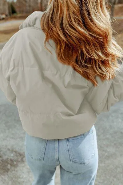 Winter Charm Zip Up Puffer Jacket