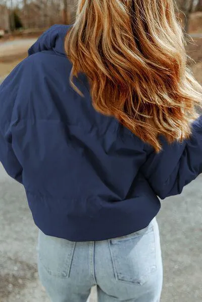 Winter Charm Zip Up Puffer Jacket