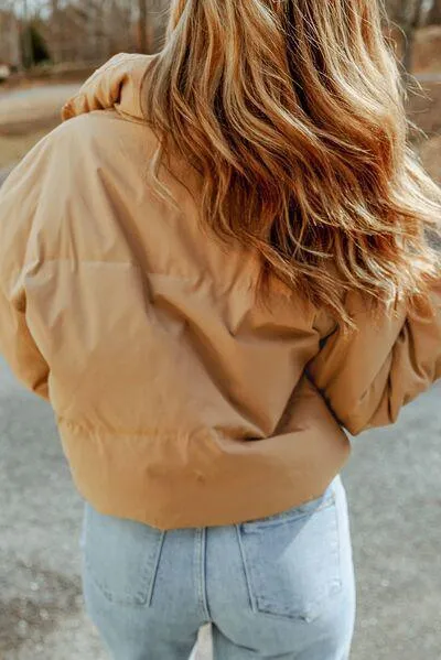 Winter Charm Zip Up Puffer Jacket