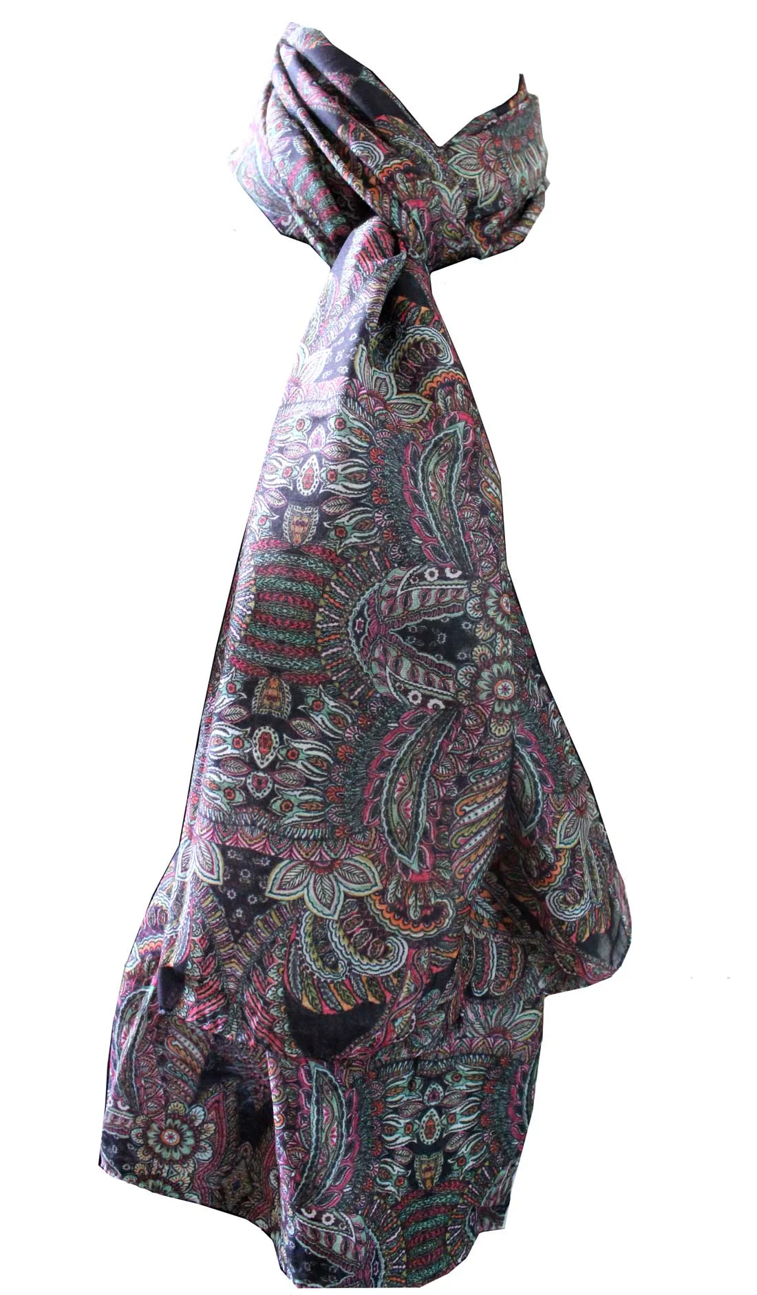 Women Fashion Indian Silk Sari Printed Scarf Headwraps Neck Scarf Wholesale Lots