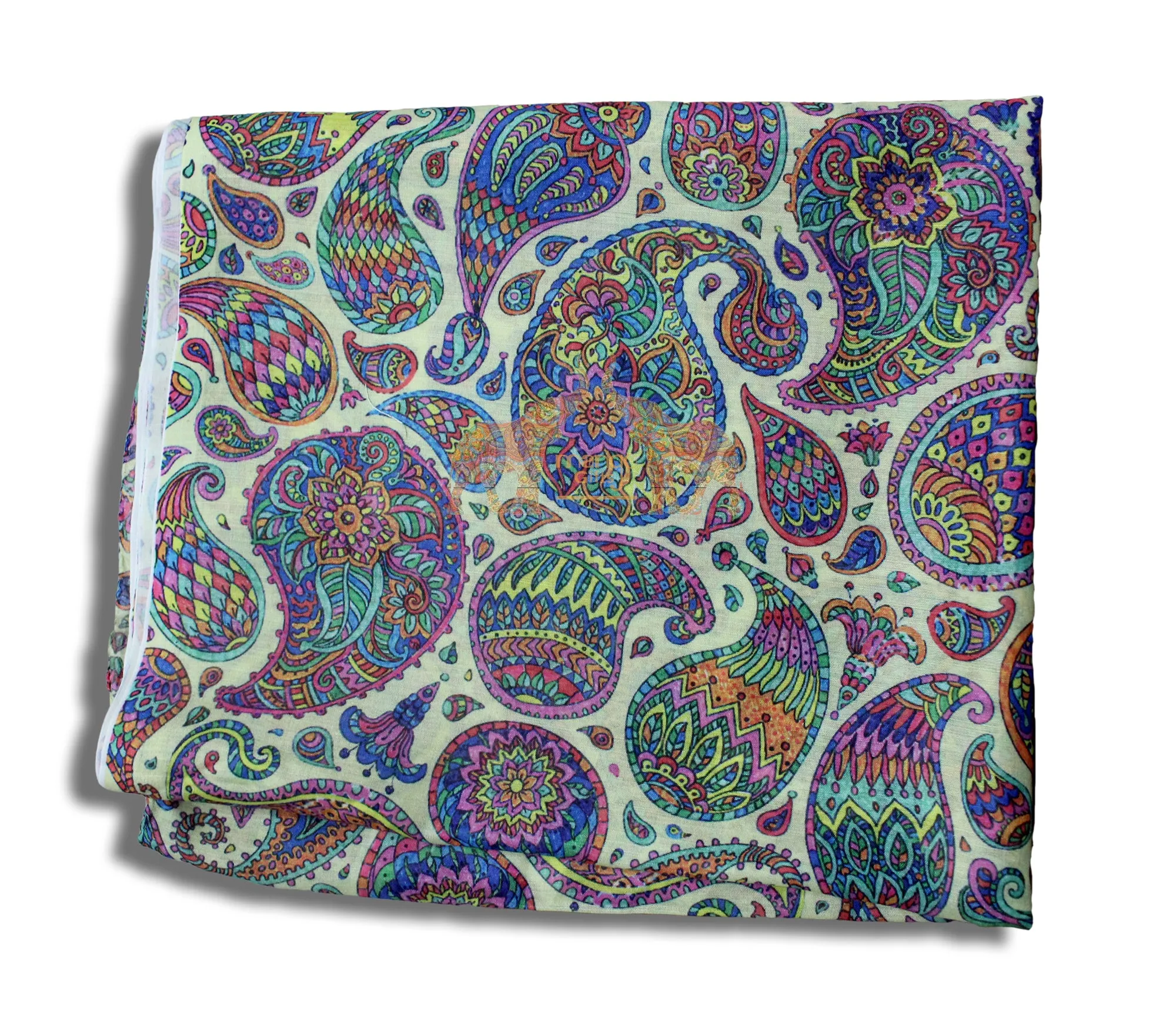 Women Fashion Indian Silk Sari Printed Scarf Headwraps Neck Scarf Wholesale Lots