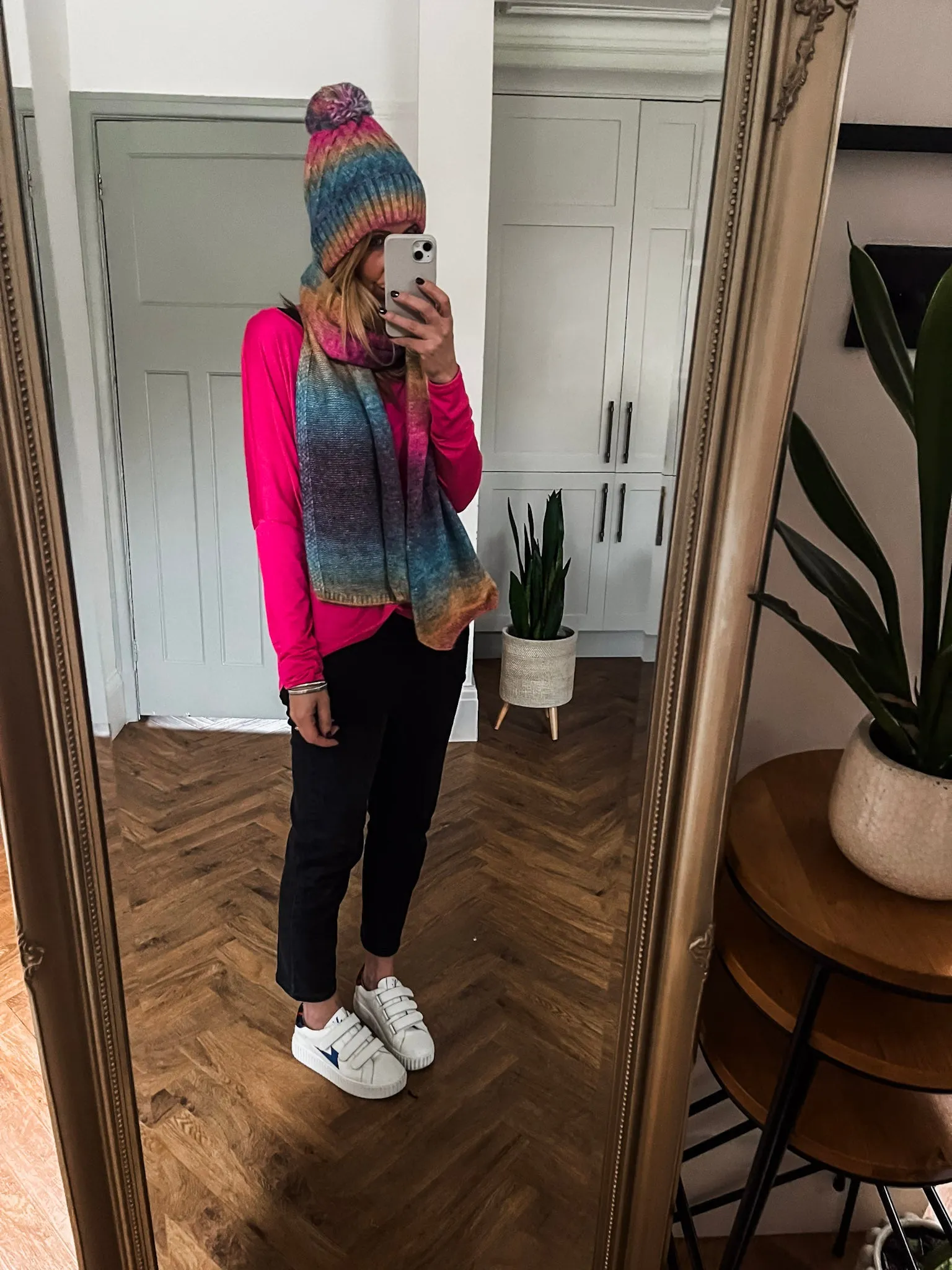 Wool Bobble Hat & Scarf Set
