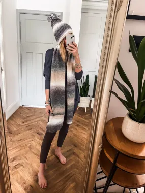 Wool Bobble Hat & Scarf Set