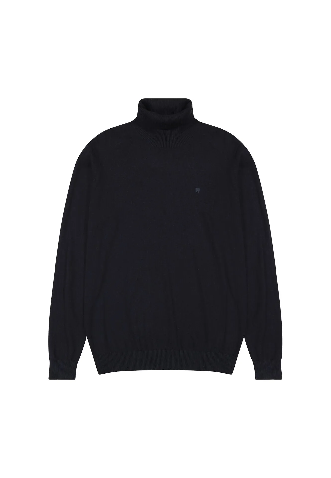 Wrangler Men's Turtle Neck Sweatshirt In Dark Navy