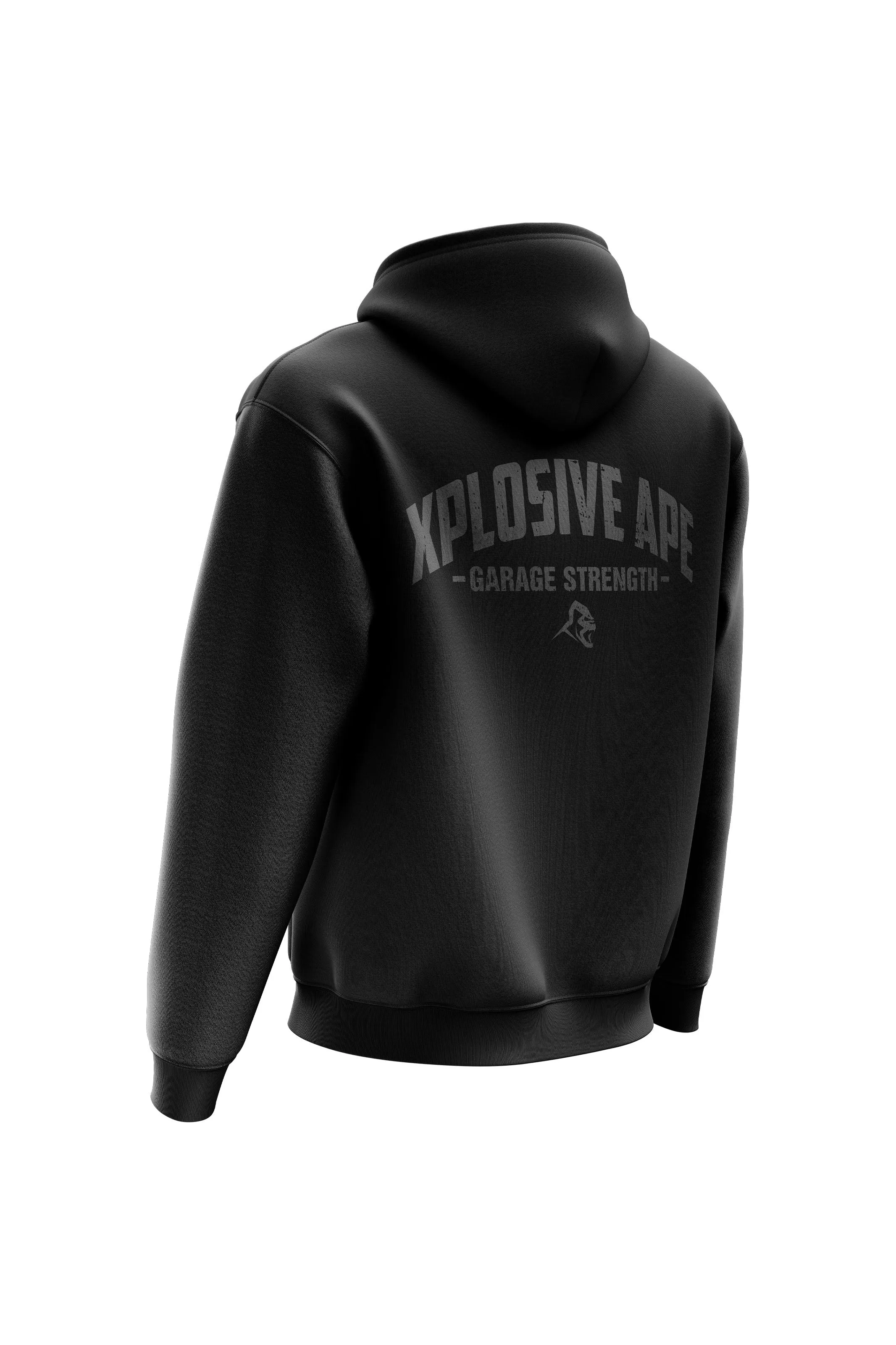 XAPE Garage Strength Hoodie Tee & Joggers Combo - Black